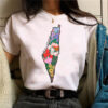 Palestine T-shirts Women Comic Japanese Tshirt Female Funny